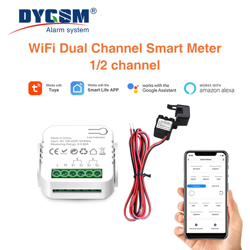 Energy Monitor Meter - Tuya Smart Wi-Fi Интеллектуальный счетчик энергии