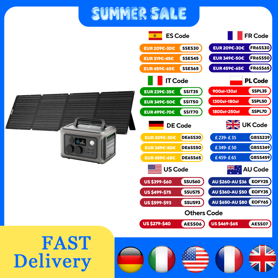 Solar Panel - Электростанция ALLPOWERS R600, 299 Втч, 600