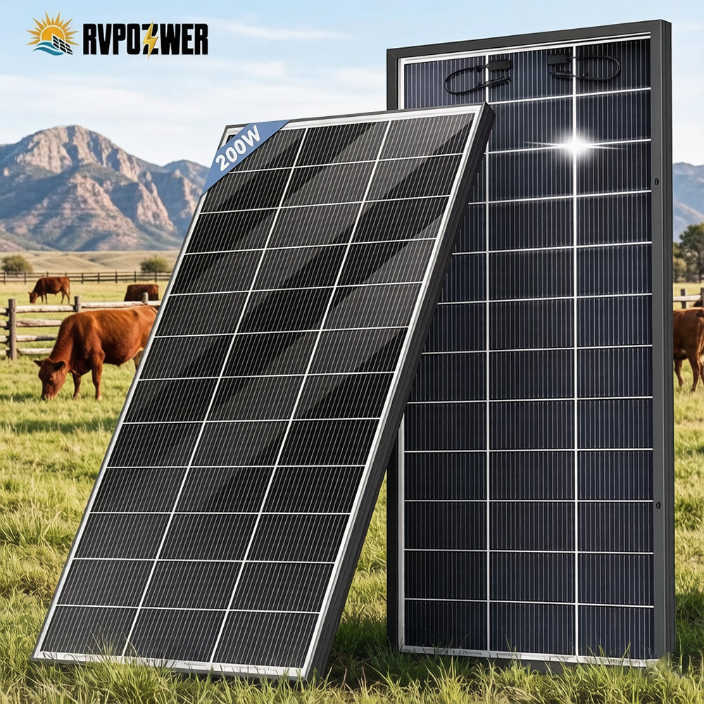 Двусторонняя солнечная панель  – обзор и цена Solar Panel 200W