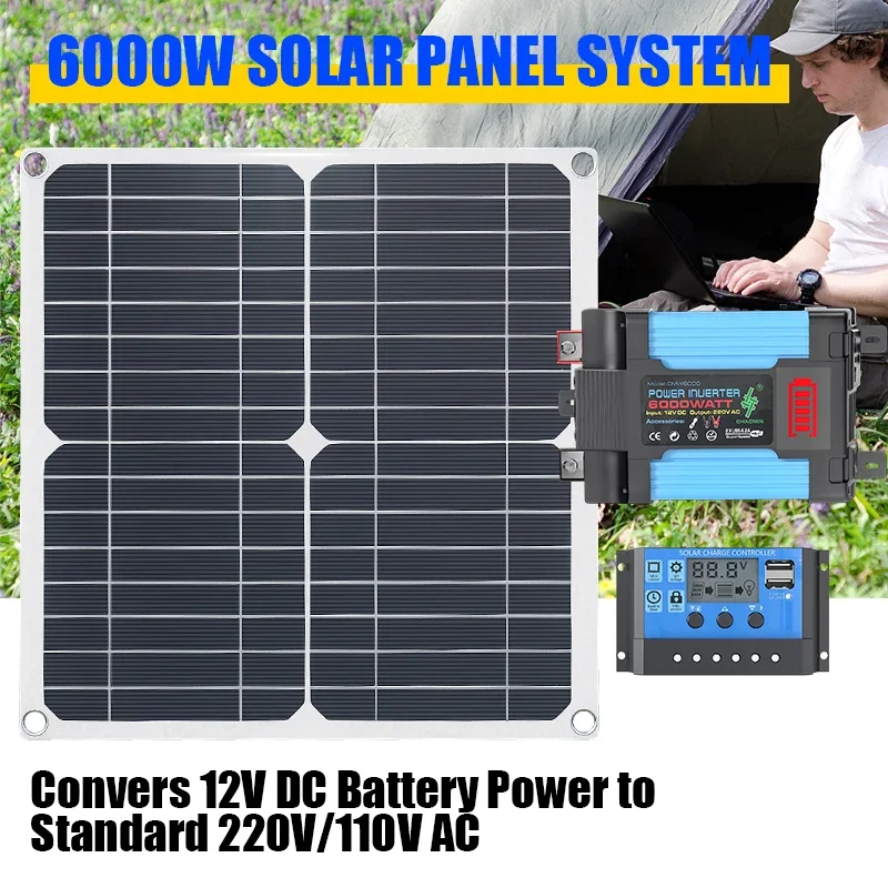 Солнечный комплект мощностью 6 – обзор и цена Solar Panel 200W