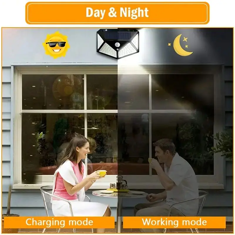 100-светодиодный уличный солне – обзор и цена Solar Lamp
