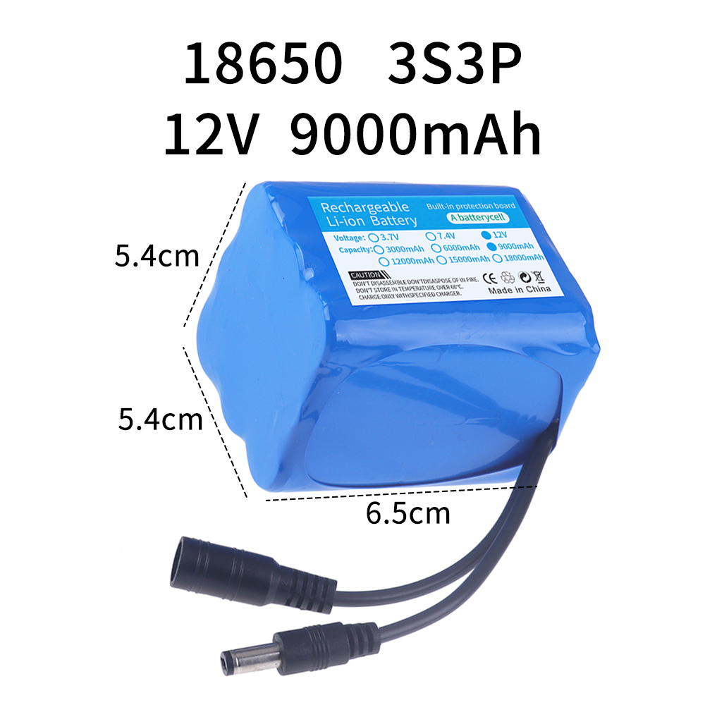 Литий-ионный аккумулятор 12В 9 – обзор и цена Lithium Battery 12V